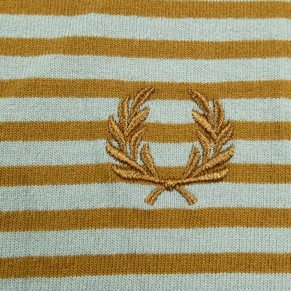 【中古】FRED PERRY | フレッドペリー FINE STRIPE HEAVY WEIGHT TEE 半袖Ｔシャツ M6581 - サイズ：M