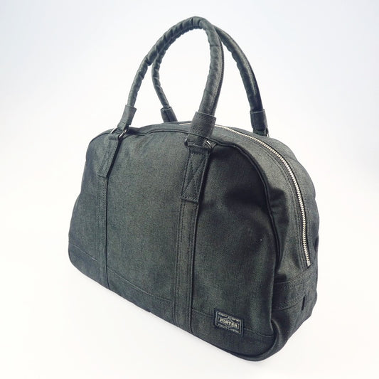 【中古】PORTER | ポーター SMOKY ボストンバッグ 592-06390 ブラック