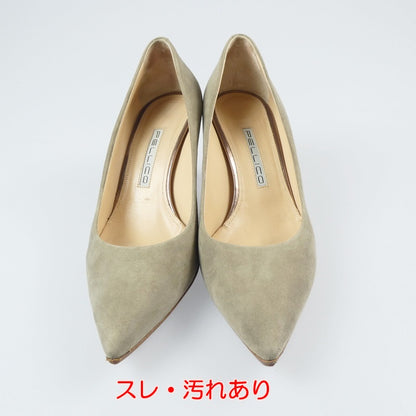 【中古】 ANDREA 65SC パンプス カーキ 23.5cm