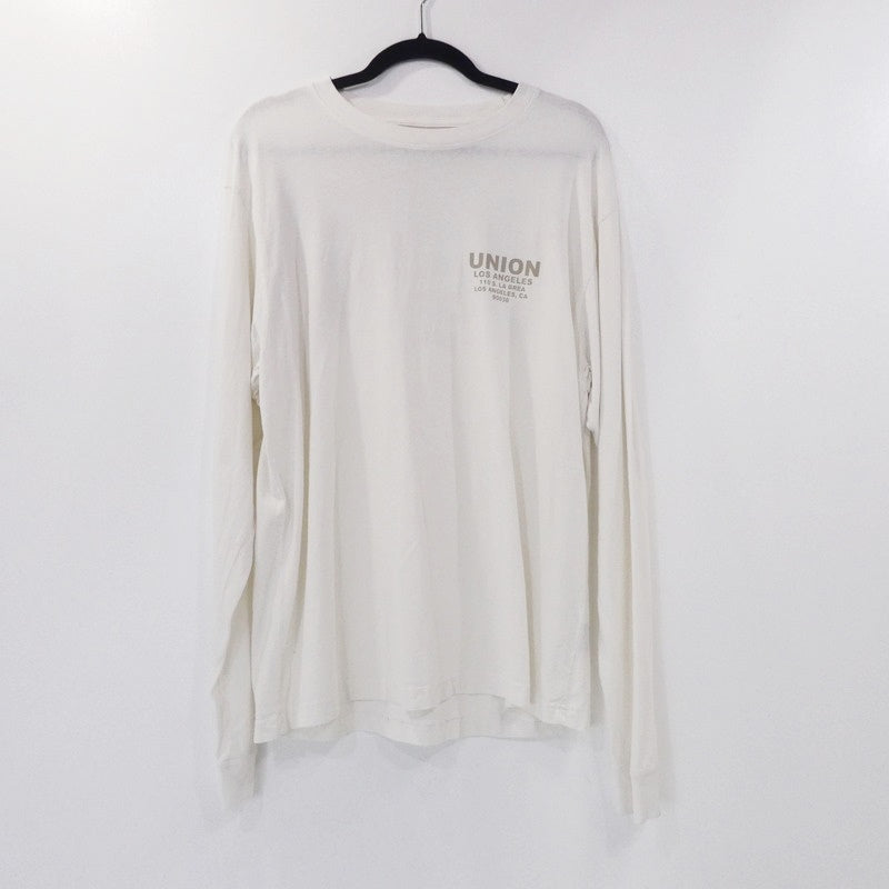【中古】UNION | ユニオン 長袖Ｔシャツ ホワイト サイズ：3