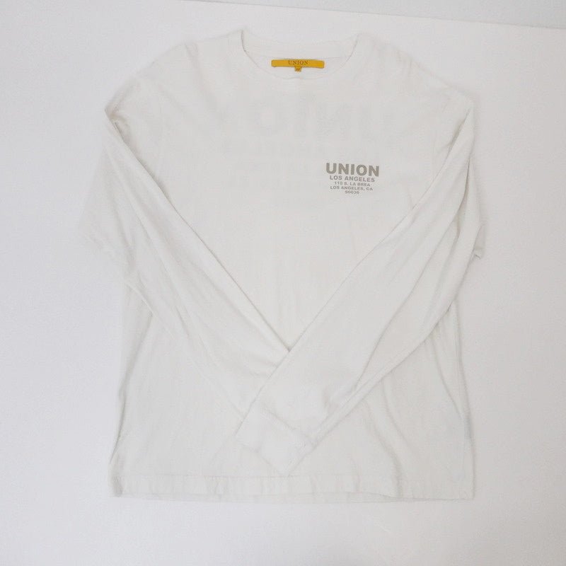 【中古】UNION | ユニオン 長袖Ｔシャツ ホワイト サイズ：3
