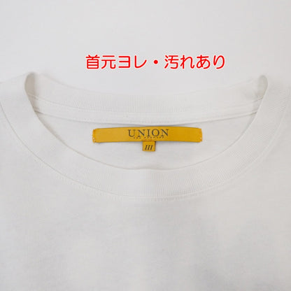 【中古】UNION | ユニオン 長袖Ｔシャツ ホワイト サイズ：3