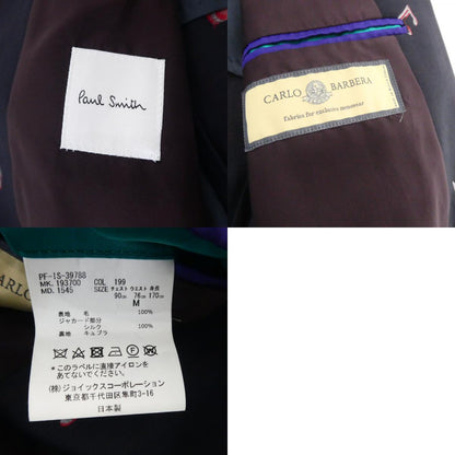 【中古】Paul Smith | ポール・スミス Musical Note Pattern Jacket テーラードジャケット 193700 ネイビー サイズ：S