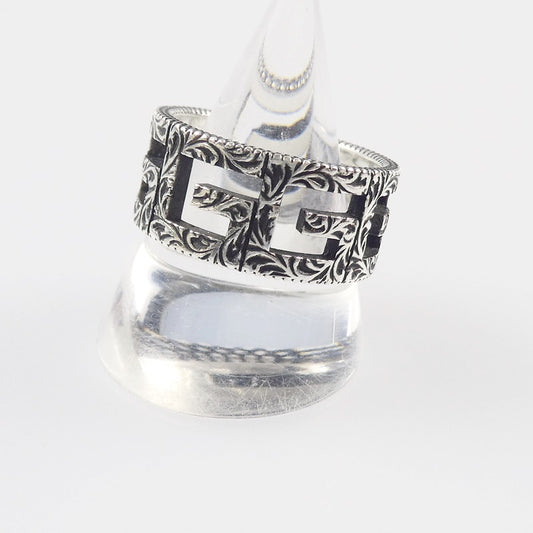 【中古】GUCCI | グッチ Gスクエア リング・指輪 551918 シルバー