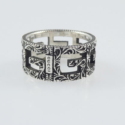 【中古】GUCCI | グッチ Gスクエア リング・指輪 551918 シルバー