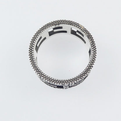 【中古】GUCCI | グッチ Gスクエア リング・指輪 551918 シルバー