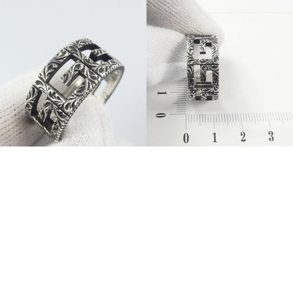 【中古】GUCCI | グッチ Gスクエア リング・指輪 551918 シルバー