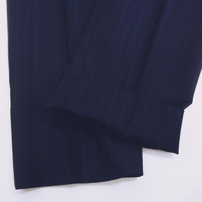 【中古】Paul Smith | ポール・スミス オルタネートストライプ 2Bスーツ セットアップ 293005 ネイビー サイズ：M