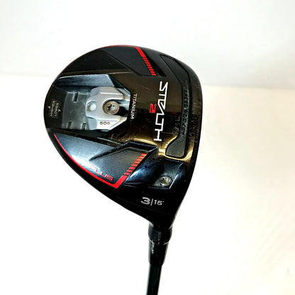 【ゴルフ用品】 TaylorMade | テーラーメイド シャフト長(in):約43inch STEALTH2 PLUS 3W 15° 2023 　Speeder NX Green FLEX X ヘッドカバー付【加古川店】