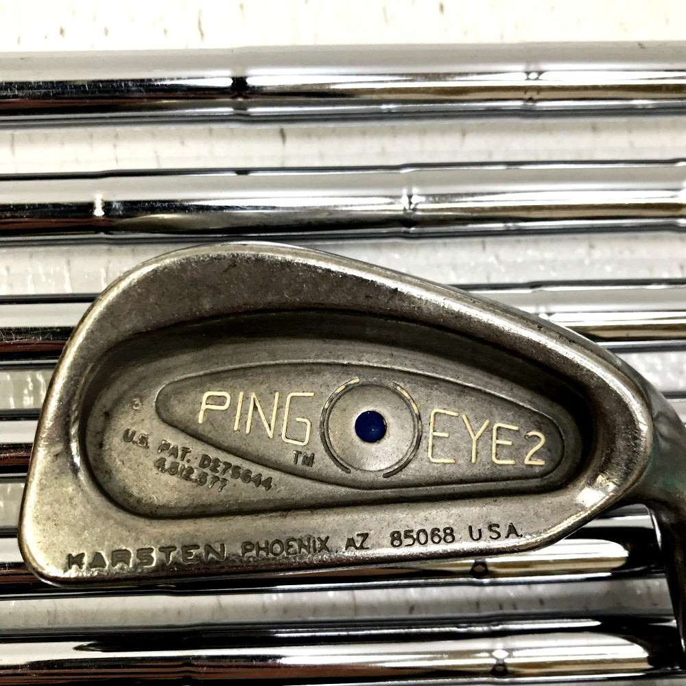 【ゴルフ用品】 PING | ピン EYE2 青ドット ９本セット スチールシャフト FLEX 不明【加古川店】