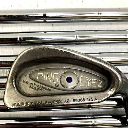 【ゴルフ用品】 PING | ピン EYE2 青ドット ９本セット スチールシャフト FLEX 不明【加古川店】