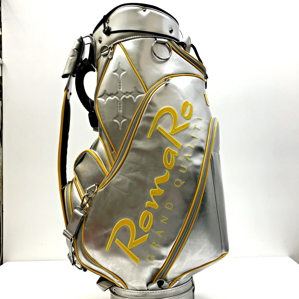 【中古】【ゴルフ用品】 RomaRo | ロマロ TOUR MODEL ツアーモデル シルバー キャディバッグ【加古川店】