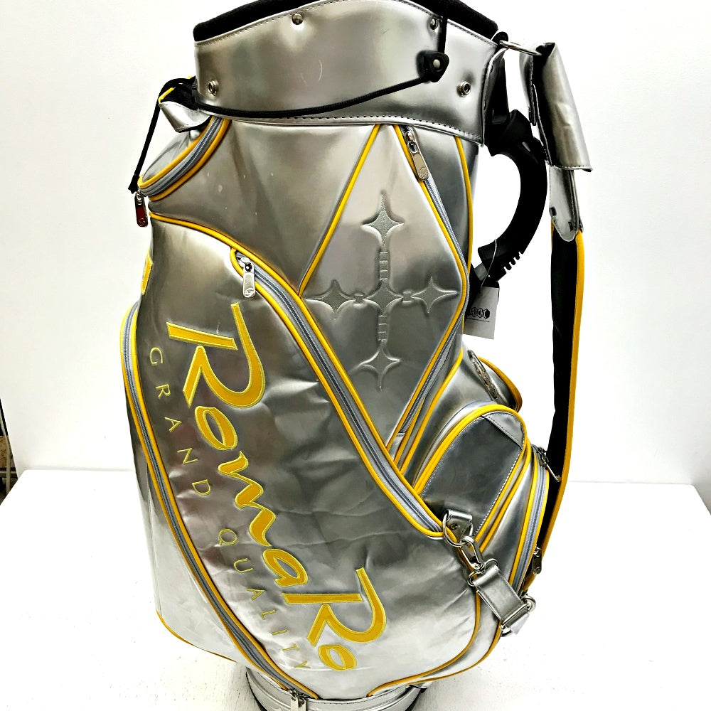 【中古】【ゴルフ用品】 RomaRo | ロマロ TOUR MODEL ツアーモデル シルバー キャディバッグ【加古川店】