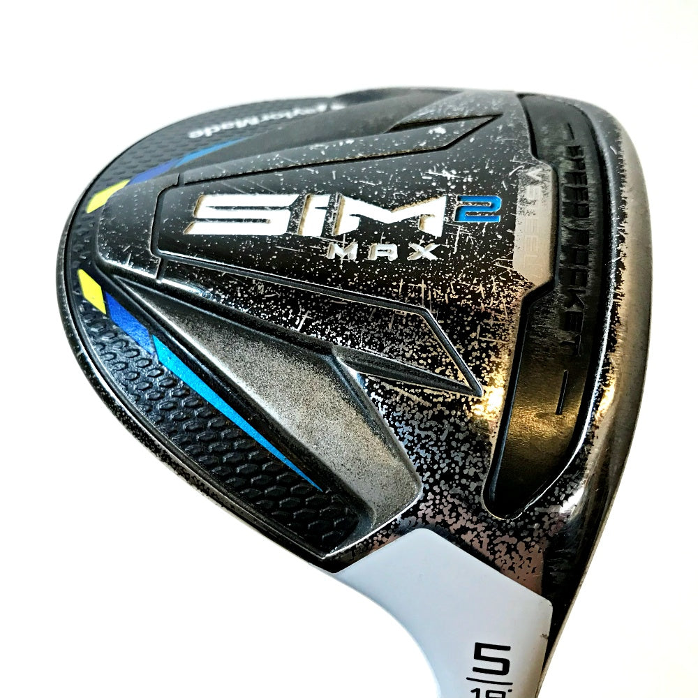 【ゴルフ用品】 TaylorMade | テーラーメイド SIM2 MAX (2021) 5W 18° SPEEDER661 EVOLUTION V R ヘッドカバー付【加古川店】