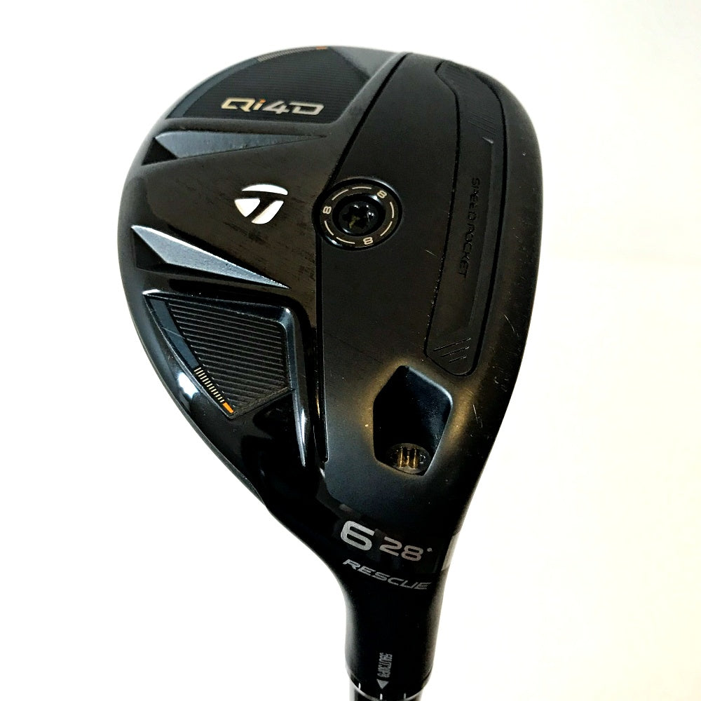 【中古】【ゴルフ用品】 TaylorMade | テーラーメイド Qi4D 2026 U6 28° REAX 75 S ヘッドカバー付 約39インチ【加古川店】