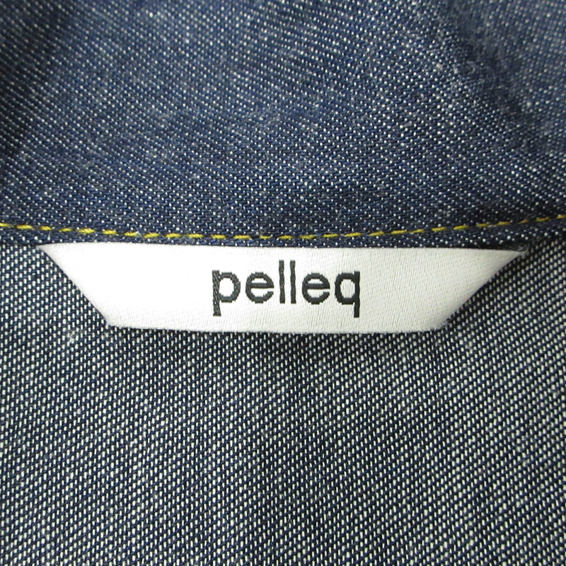 pelleq | ペレック 長袖シャツ SB0610-SS23 ネイビー サイズ：36【三重本店】