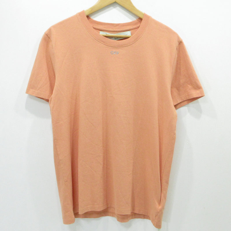 OFF-WHITE | オフホワイト ロゴ 半袖Ｔシャツ オレンジ サイズ：L【三重本店】