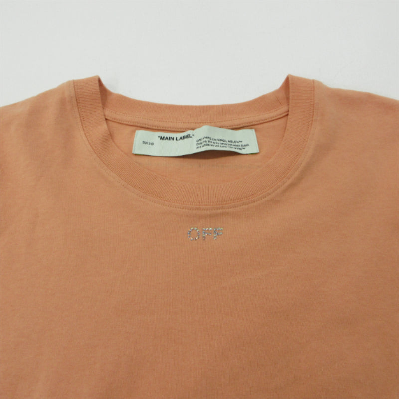 OFF-WHITE | オフホワイト ロゴ 半袖Ｔシャツ オレンジ サイズ：L【三重本店】