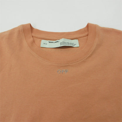 OFF-WHITE | オフホワイト ロゴ 半袖Ｔシャツ オレンジ サイズ：L【三重本店】