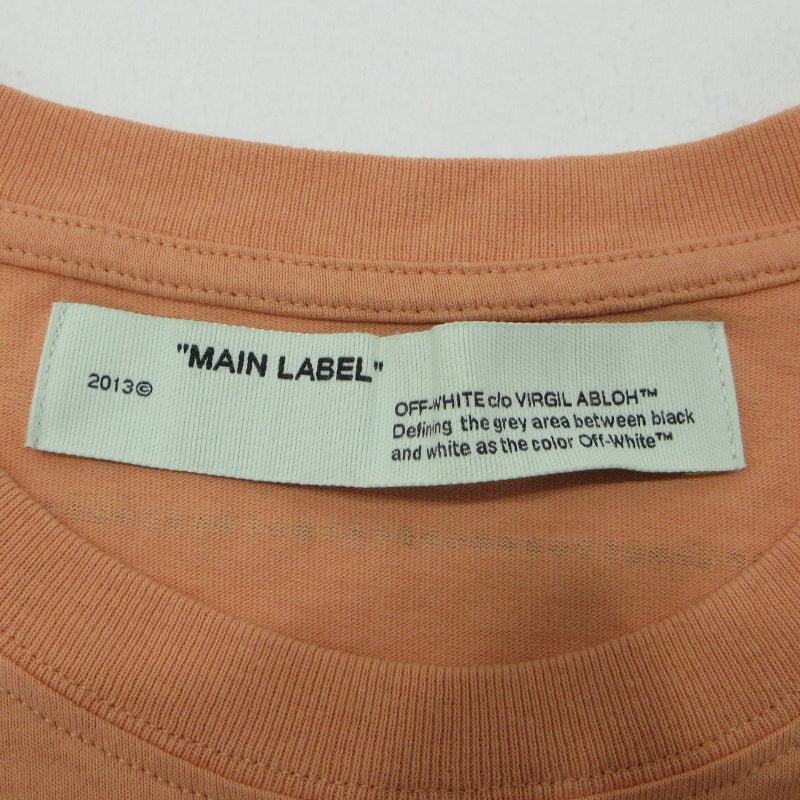 OFF-WHITE | オフホワイト ロゴ 半袖Ｔシャツ オレンジ サイズ：L【三重本店】