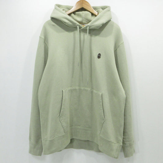 A BATHING APE | アベイシングエイプ ONE POINT PULLOVER HOODIE パーカー 001PPL801302M ベージュ サイズ：XXL【三重本店】