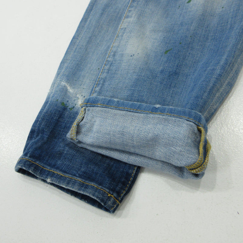 DSQUARED2 | ディースクエアード LIGHT WASH 1 SKATER JEAN スケーター ジーンズ デニムパンツ S74LB0851 ブルー サイズ：48【三重本店】