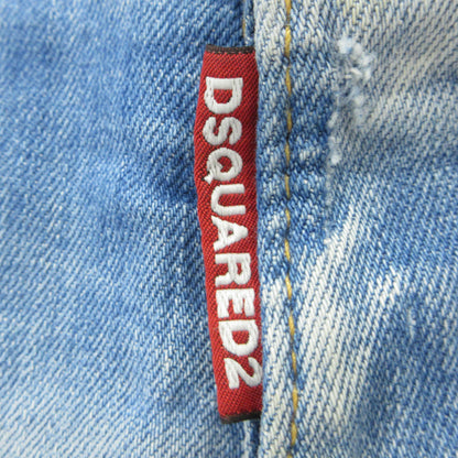 DSQUARED2 | ディースクエアード LIGHT WASH 1 SKATER JEAN スケーター ジーンズ デニムパンツ S74LB0851 ブルー サイズ：48【三重本店】
