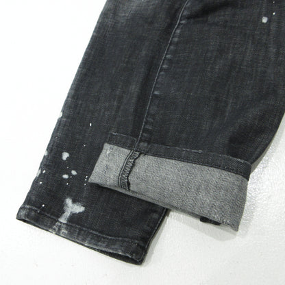DSQUARED2 | ディースクエアード BLACK PIONER WASH SKATER JEAN デニムパンツ S74LB1451 ブラック サイズ：48【三重本店】
