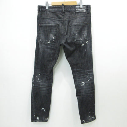 DSQUARED2 | ディースクエアード BLACK PIONER WASH SKATER JEAN デニムパンツ S74LB1451 ブラック サイズ：48【三重本店】
