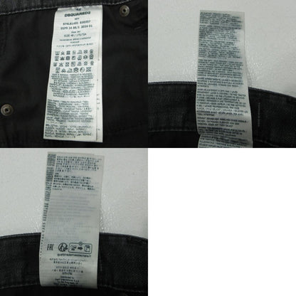 DSQUARED2 | ディースクエアード BLACK PIONER WASH SKATER JEAN デニムパンツ S74LB1451 ブラック サイズ：48【三重本店】