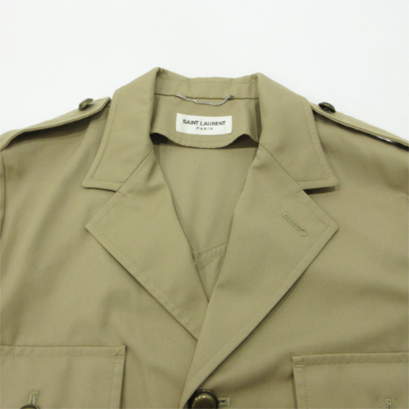 SAINT LAURENT | サンローラン エディ期 サファリジャケット その他アウター UP53 2014 00929 ベージュ サイズ：44【三重本店】