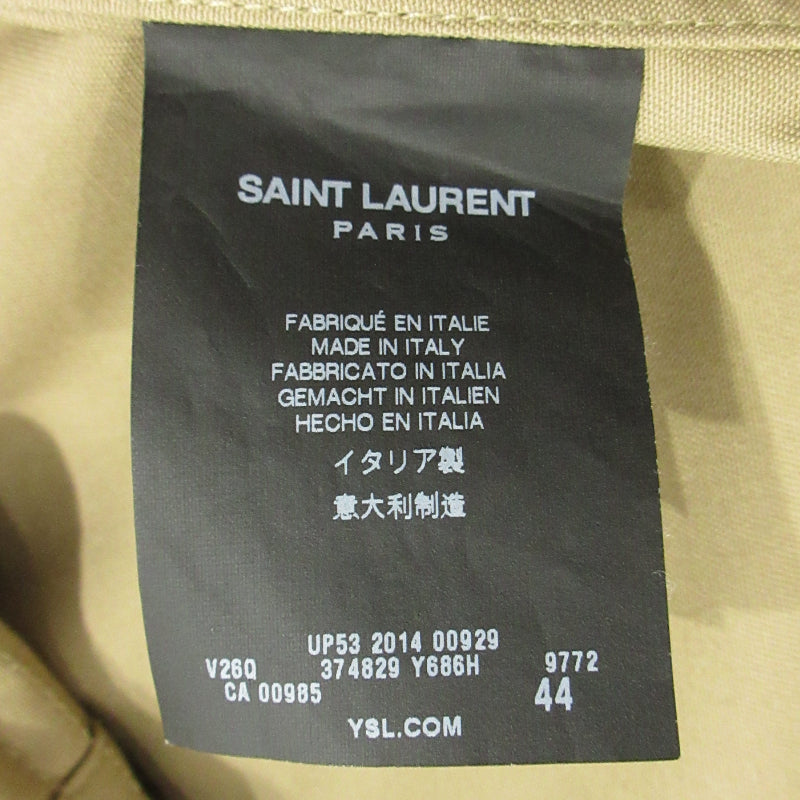 SAINT LAURENT | サンローラン エディ期 サファリジャケット その他アウター UP53 2014 00929 ベージュ サイズ：44【三重本店】