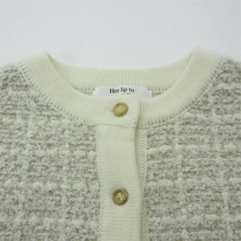 Mercer Tweed Cardigan カーディガン 1224206106 ベージュ サイズ：M【三重本店】
