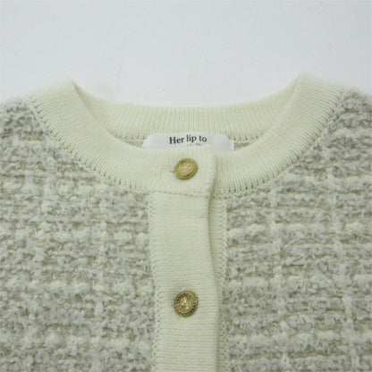 Mercer Tweed Cardigan カーディガン 1224206106 ベージュ サイズ：M【三重本店】