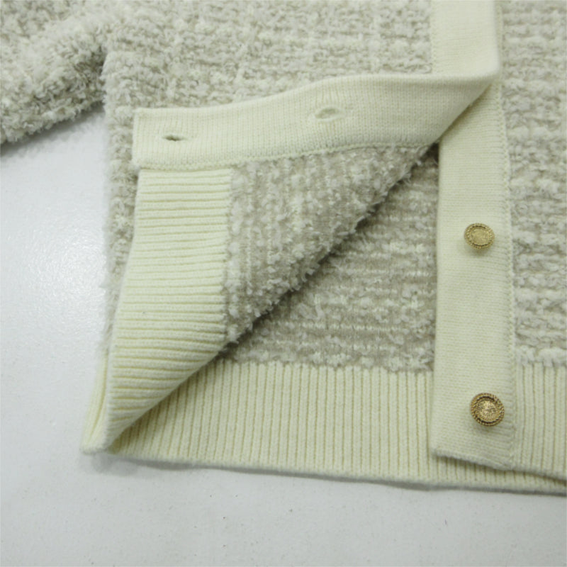 Mercer Tweed Cardigan カーディガン 1224206106 ベージュ サイズ：M【三重本店】