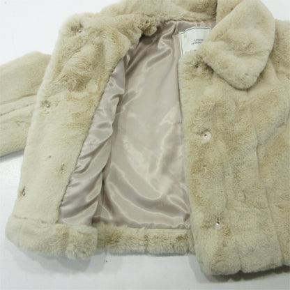 Winter Love Faux Fur Coat その他アウター 1214307068 ベージュ サイズ：S【三重本店】