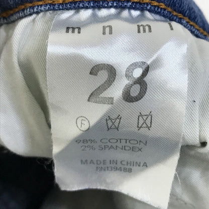 mnml | ミニマル STRETCH DENIM ダメージ加工デニムパンツ スキニーパンツ X214 ブルー サイズ：28【倉吉店】