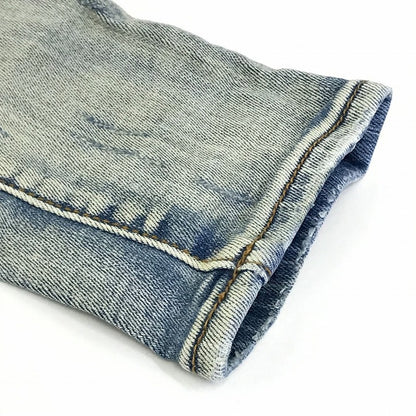 mnml | ミニマル STRETCH DENIM ダメージ加工デニムパンツ スキニーパンツ X214 ブルー サイズ：28【倉吉店】