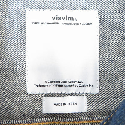 VISVIM | ビズビム SS 101 JKTJUMBO UNWASHED デニム 0117205006002 ブルー サイズ：1【瀬戸大橋店】