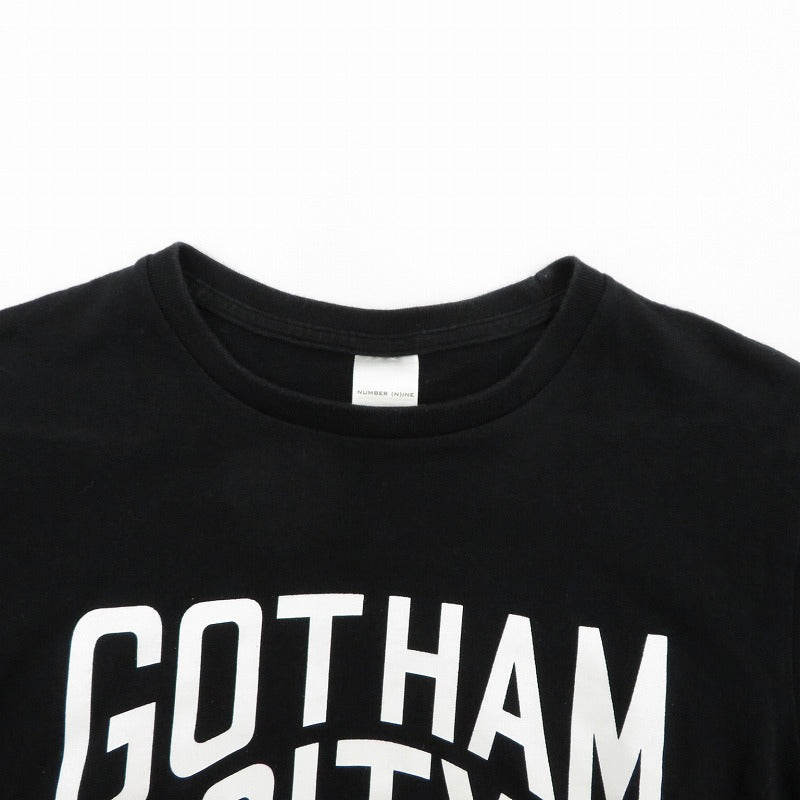 NUMBER(N)INE | ナンバーナイン モダンエイジ期 GOTHAM CITY 半袖Ｔシャツ ブラック サイズ：2【瀬戸大橋店】