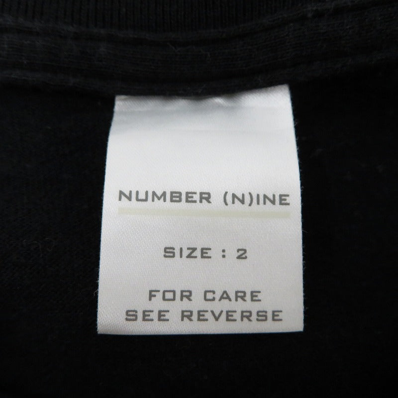 NUMBER(N)INE | ナンバーナイン モダンエイジ期 GOTHAM CITY 半袖Ｔシャツ ブラック サイズ：2【瀬戸大橋店】