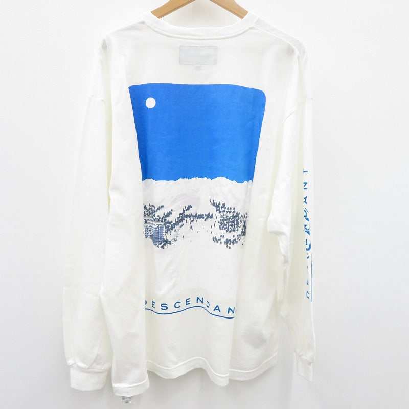 DESCENDANT | ディセンダント SPUR LS 長袖Ｔシャツ 232ATDS-LTM01S ホワイト サイズ：2【瀬戸大橋店】