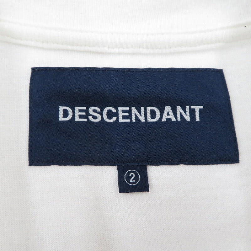 DESCENDANT | ディセンダント SPUR LS 長袖Ｔシャツ 232ATDS-LTM01S ホワイト サイズ：2【瀬戸大橋店】