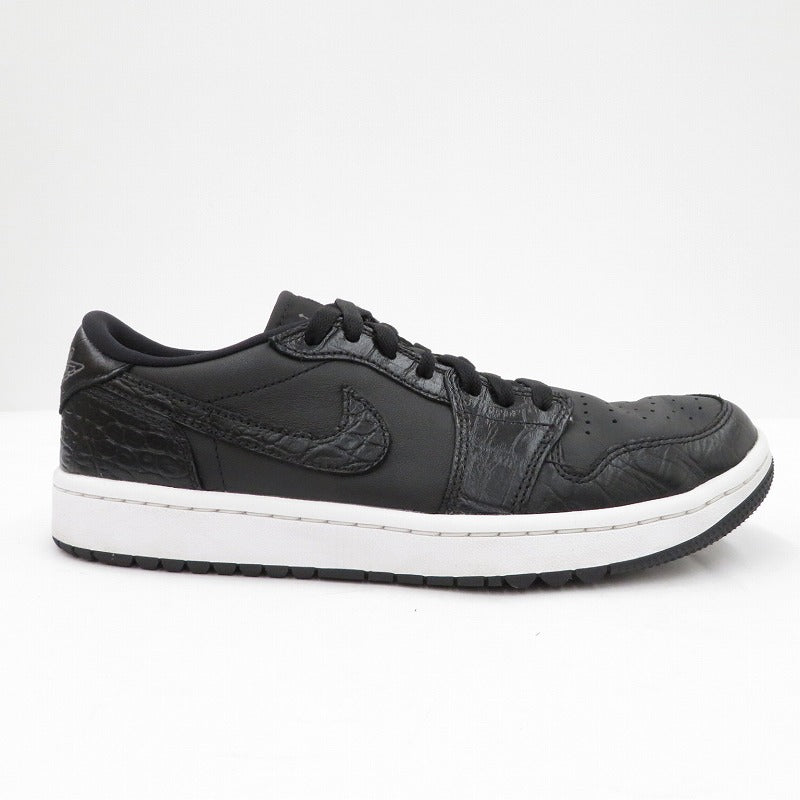 NIKE | ナイキ AJ1 Low Golf 'Black Crocodile Skin' スニーカー DD9315-003 エアジョーダン ブラック 26.5cm【瀬戸大橋店】