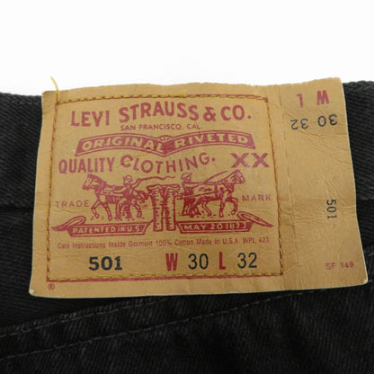 Levi's | リーバイス 501後染め デニムパンツ 501-0510 ブラック サイズ：30【瀬戸大橋店】