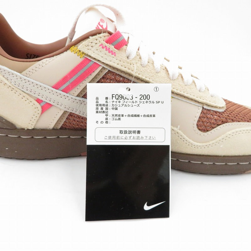 NIKE | ナイキ ×UNION Field General SP 'Guava' スニーカー FQ9003-200 ベージュ 26.5cm【瀬戸大橋店】
