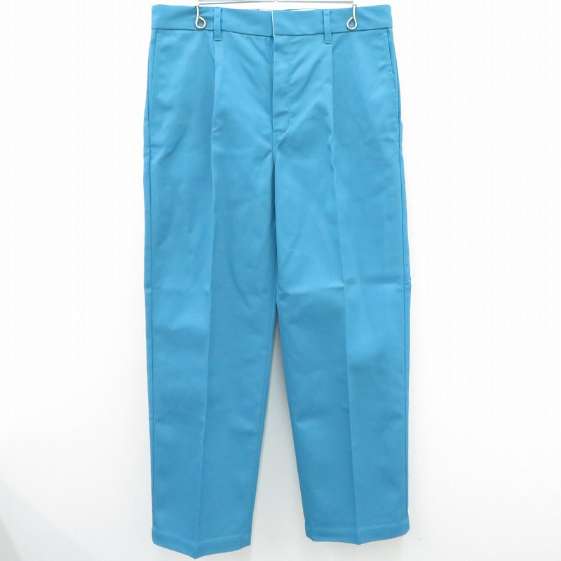 WACKOMARIA | ワコマリア DICKIES / PLEATED TROUSERS チノパンツ 25SS-WMP-DC01 ライトブルー サイズ：L【瀬戸大橋店】