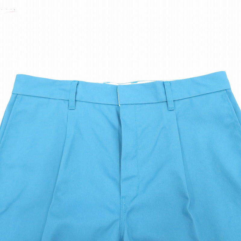WACKOMARIA | ワコマリア DICKIES / PLEATED TROUSERS チノパンツ 25SS-WMP-DC01 ライトブルー サイズ：L【瀬戸大橋店】