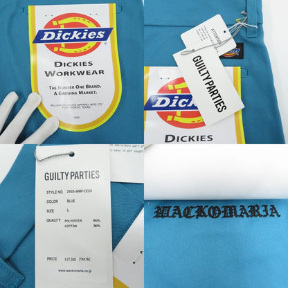 WACKOMARIA | ワコマリア DICKIES / PLEATED TROUSERS チノパンツ 25SS-WMP-DC01 ライトブルー サイズ：L【瀬戸大橋店】