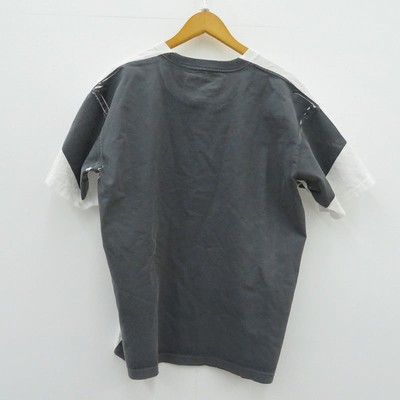 UNTRACE/SOLID PRINT TEE SHIRT 半袖Ｔシャツ UN-024-SS24 ホワイト【瀬戸大橋店】